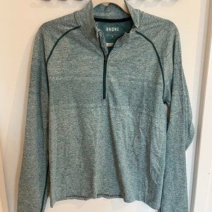 Rhone 1/4 zip - size M in teal